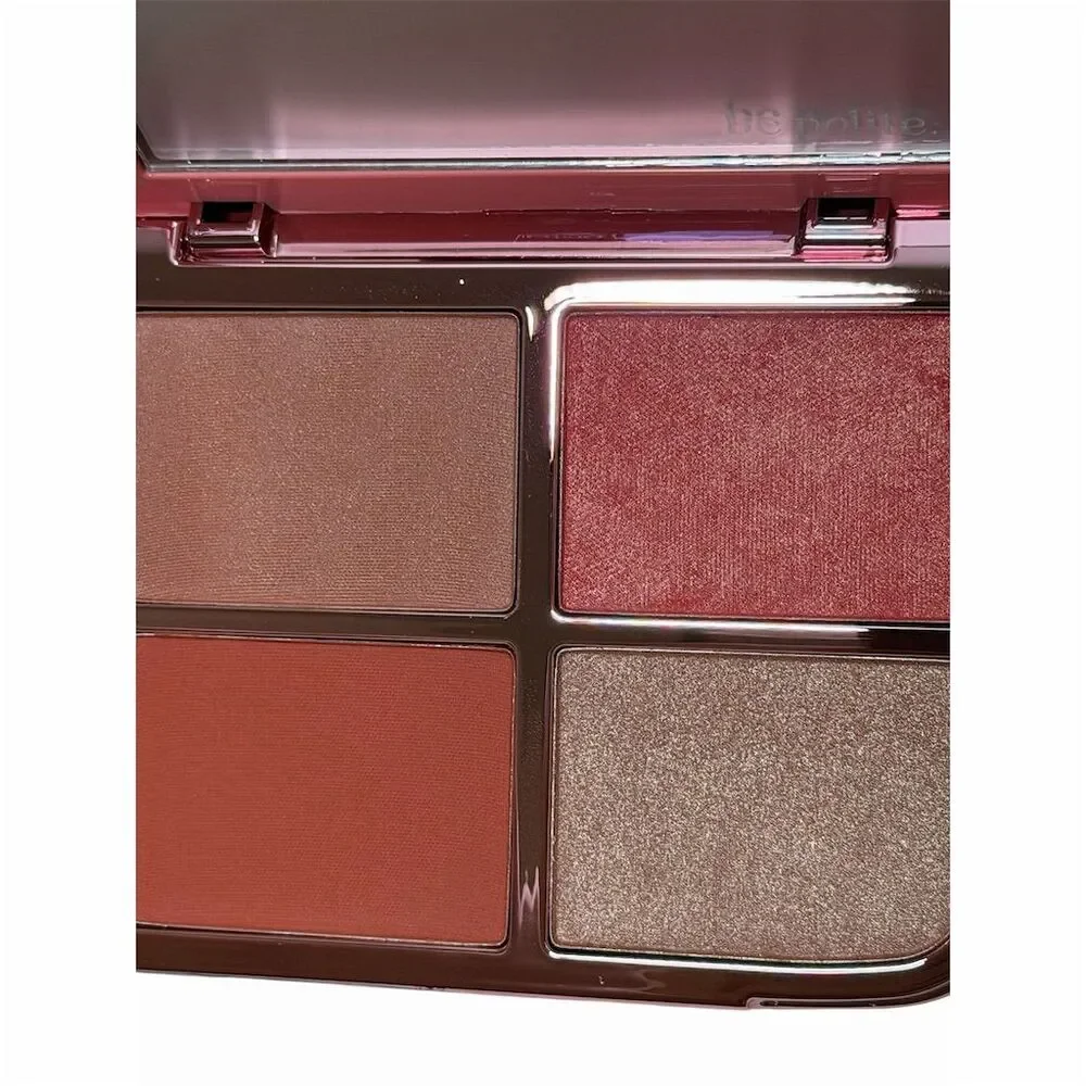Polite Society Blush & Highlight Face Palette Assorted Shades Glow
